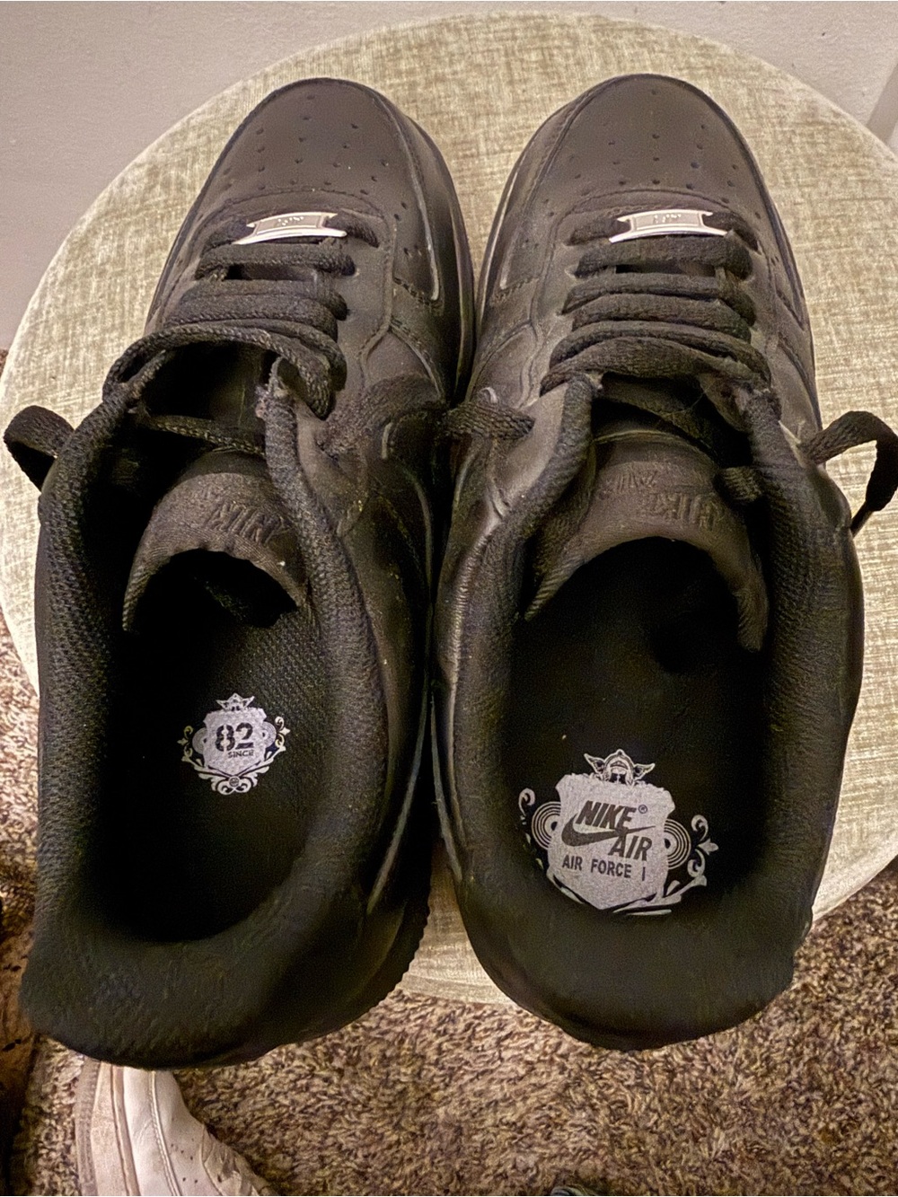 NEW Nike Air Force Triple Black: Women’s Size 8.5-Men’s 7 (DD8959-001) - Picture 6 of 7